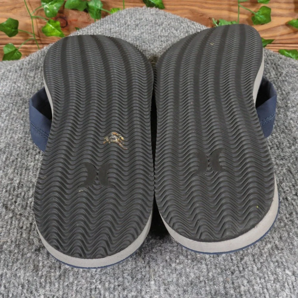 Hurley Lunar Men's 13 Obsidian Synthetic Flip Flop Sandals Casual‎ Comfort